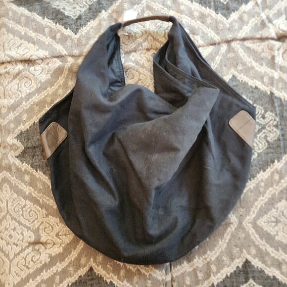 NWT Old Navy Black Textile Hobo Bag - Picture 8 of 16